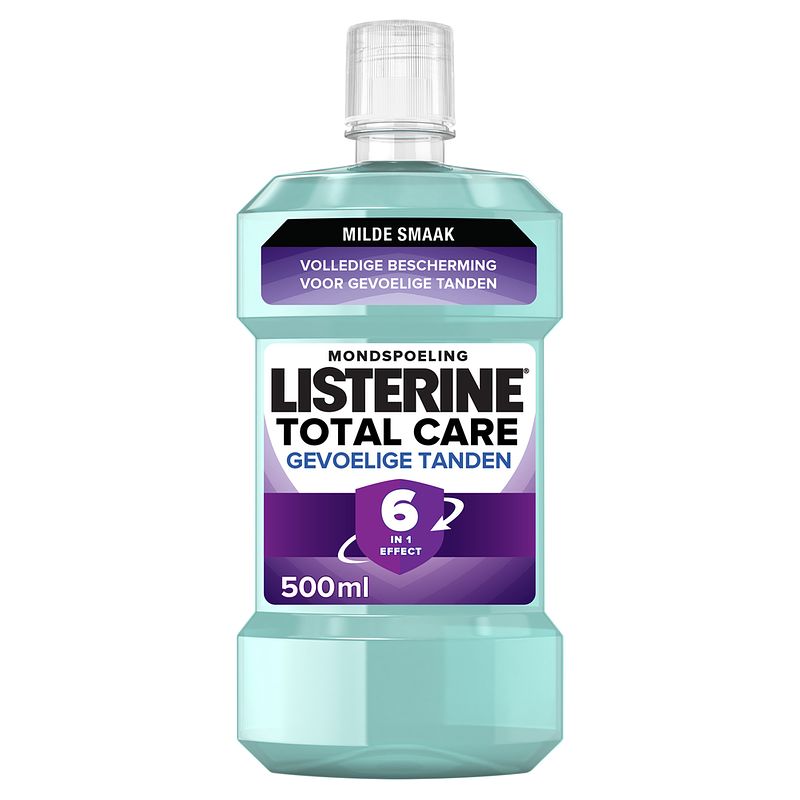 Foto van Listerine mondspoeling total care sensitive clean mint