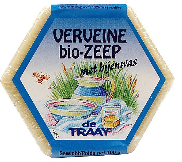 Foto van De traay zeep verveine met bijenwas