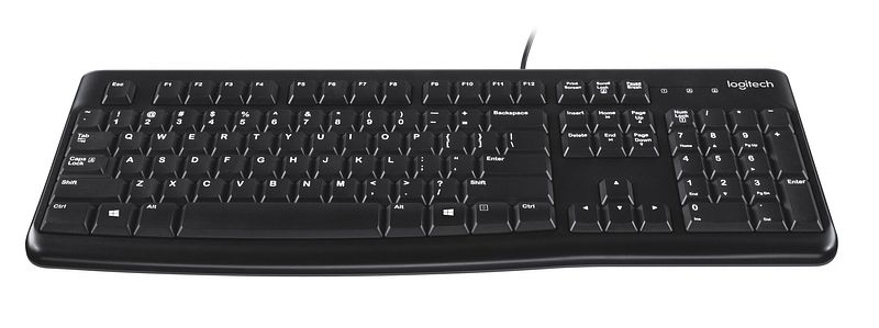 Foto van Logitech k120 (qwerty us) toetsenbord zwart