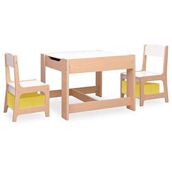 Foto van Vidaxl kindertafel met 2 stoelen mdf