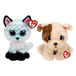 Foto van Ty - knuffel - beanie buddy - atlas fox & houghie dog