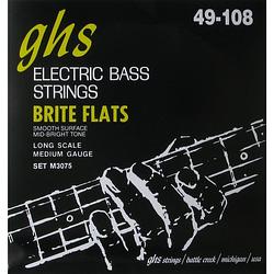 Foto van Ghs m3075 bass brite flats medium snarenset basgitaar