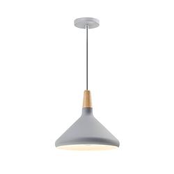 Foto van Quvio hanglamp rond grijs - quv5133l-grey