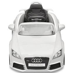 Foto van The living store audi tt rs ride-on auto - 110.2 x 59 x 47.5 cm - wit