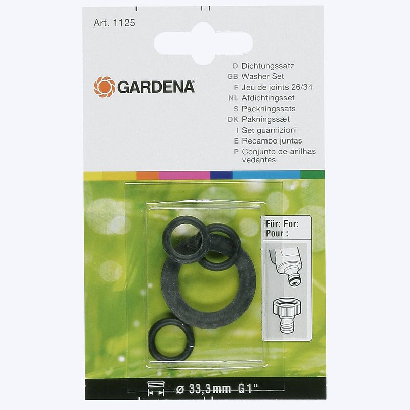 Foto van Gardena - 3 stuks setje rubberringen