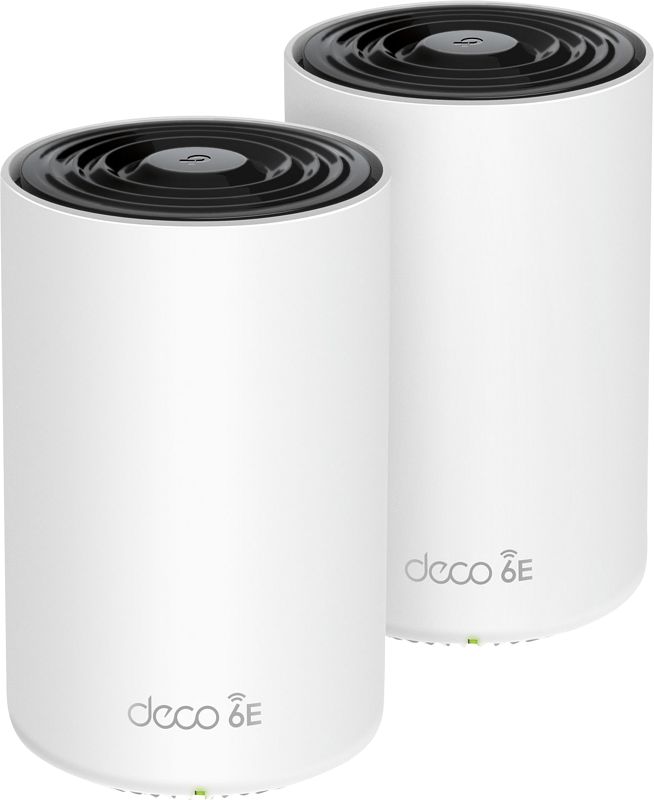 Foto van Tp-link deco xe75 mesh wifi 6e (2-pack) - 2022