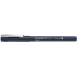 Foto van Schneider fineliner permanent pictus 0,7 mm edelstaal blauw