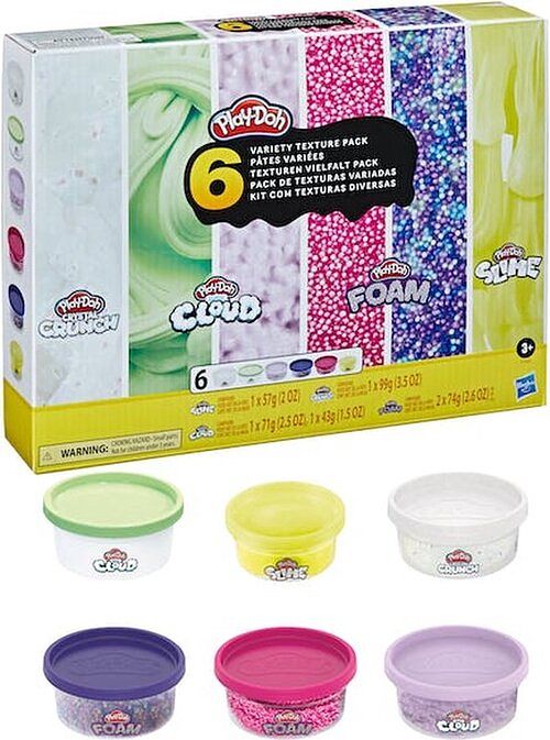 Foto van Play-doh - new compound variety 6 pack - speelgoed (5010994109455)