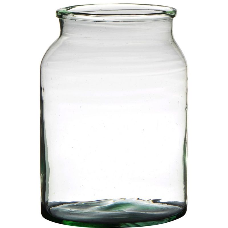 Foto van Bloemenvaas van gerecycled glas 25 x 19 cm - vazen