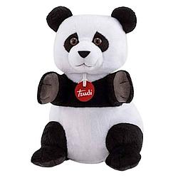 Foto van Trudi handpop panda 24 cm pluche zwart/wit