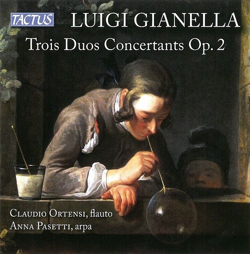 Foto van 3 duetti concertanti op. 2 per flauto e arpa - cd (8007194105933)