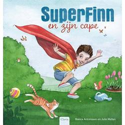 Foto van Superfinn en zijn cape