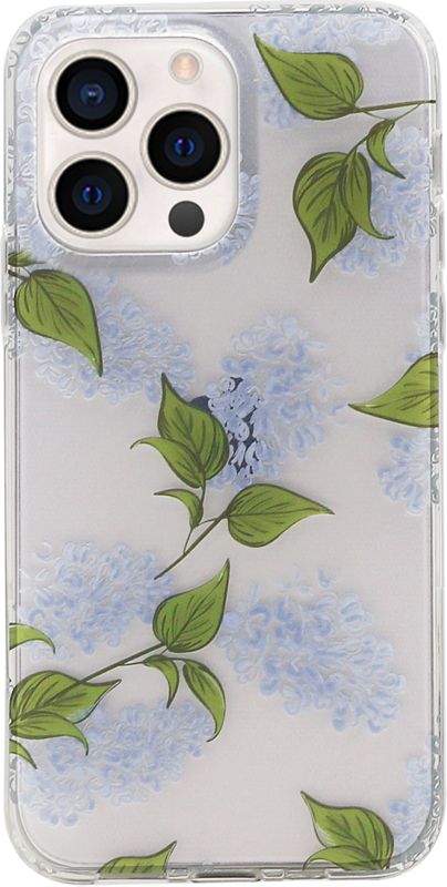 Foto van Bluebuilt blue garden soft case apple iphone 13 pro max back back cover transparant