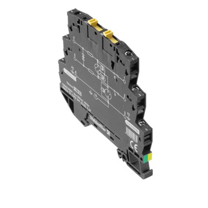 Foto van Weidmüller 1064310000 vssc6trclfg24vac/dc0.5a overspanningsafleider set van 10 stuks overspanningsbeveiliging voor: verdeelkast 2.5 ka 10 stuk(s)