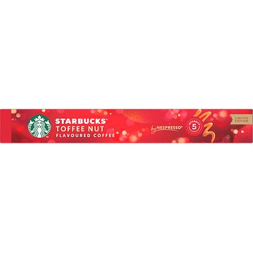 Foto van Starbucks toffee nut flavoured coffee limited edition 10 stuks 51g bij jumbo