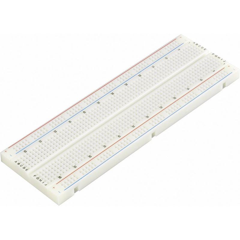 Foto van Tru components eic-102 breadboard zelfklevend totaal aantal polen 830 (l x b x h) 165 x 55 x 8.5 mm 1 stuk(s)