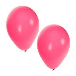 Foto van 25x stuks roze party ballonnen van 27 cm - ballonnen