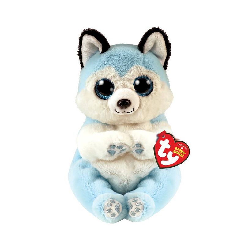 Foto van Ty beanie babies thunder blue husky 15cm