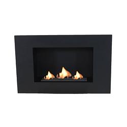 Foto van Enjoyfires wandhaard bio ethanol 80x50x20 cm - zwart