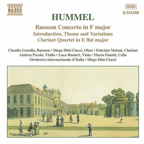 Foto van Hummel: bassoon concerto/introduction, th - cd (0636943428023)