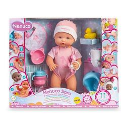 Foto van Babypop met accessoires nenuco sara nenuco 700015154 (42 cm) roze 42 cm