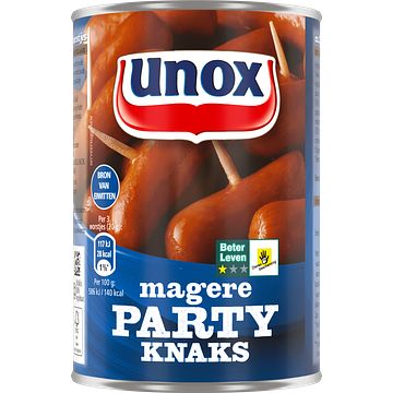 Foto van Unox knakworst magere party knaks 400g bij jumbo