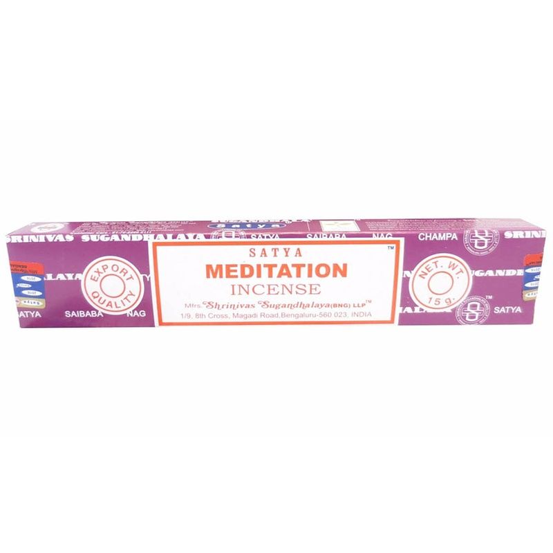 Foto van Nag champa wierook meditation 15 gram - wierookstokjes