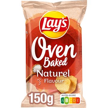 Foto van Lay's oven baked naturel zout chips 150g bij jumbo