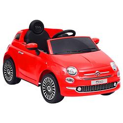 Foto van Vidaxl kinderauto fiat 500 elektrisch rood