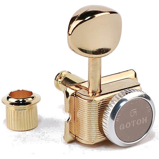 Foto van Gotoh sd-91 05m mg-t gold locking stemmechanieken 6-in-line (set van 6 stuks)