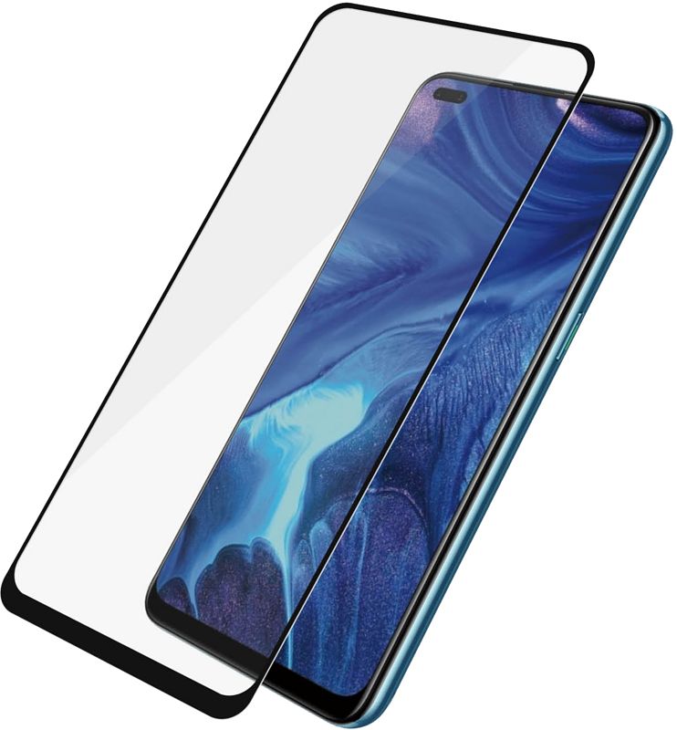 Foto van Panzerglass case friendly oppo reno7 se 5g / reno8 / a94 5g screenprotector glas zwart