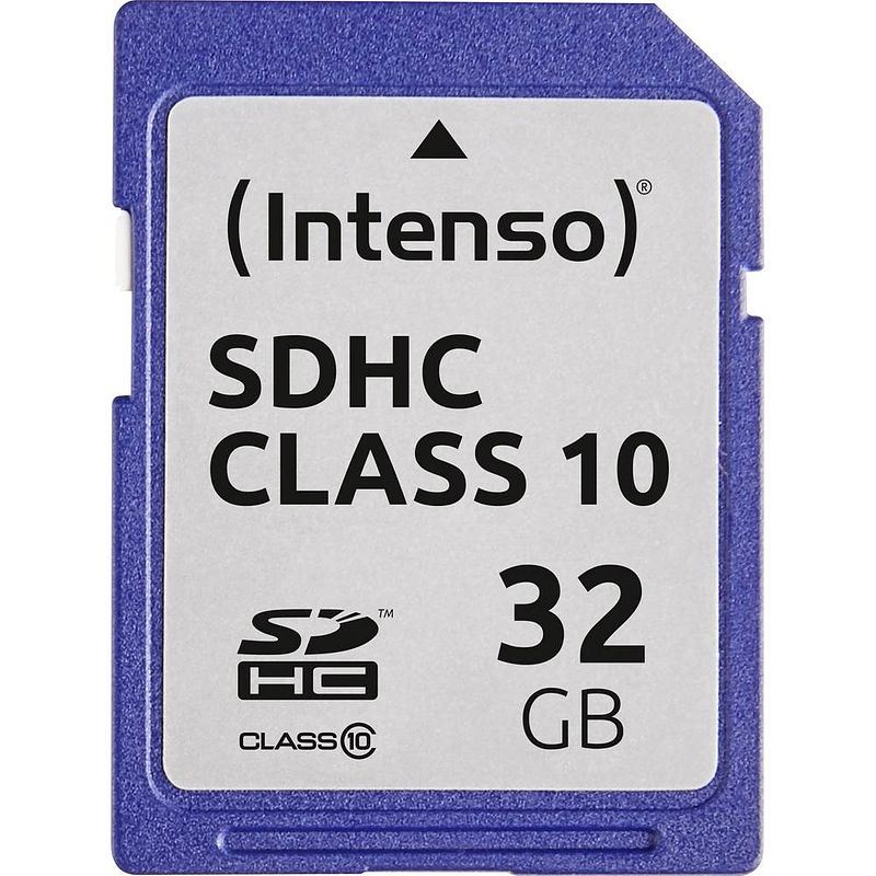 Foto van Intenso 3411480 sdhc-kaart 32 gb class 10