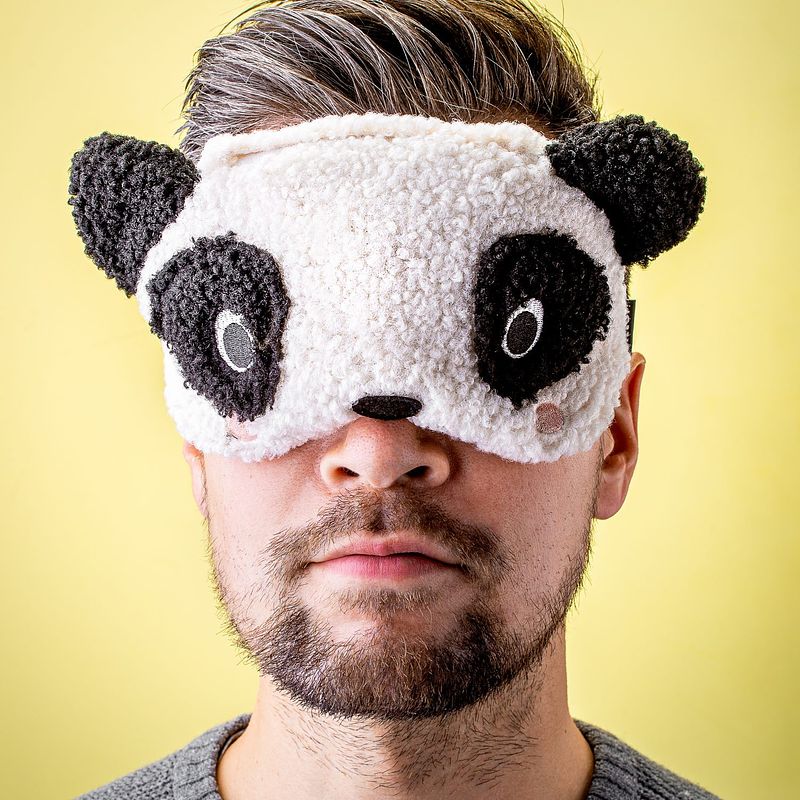 Foto van Verwarmend oogmasker - panda