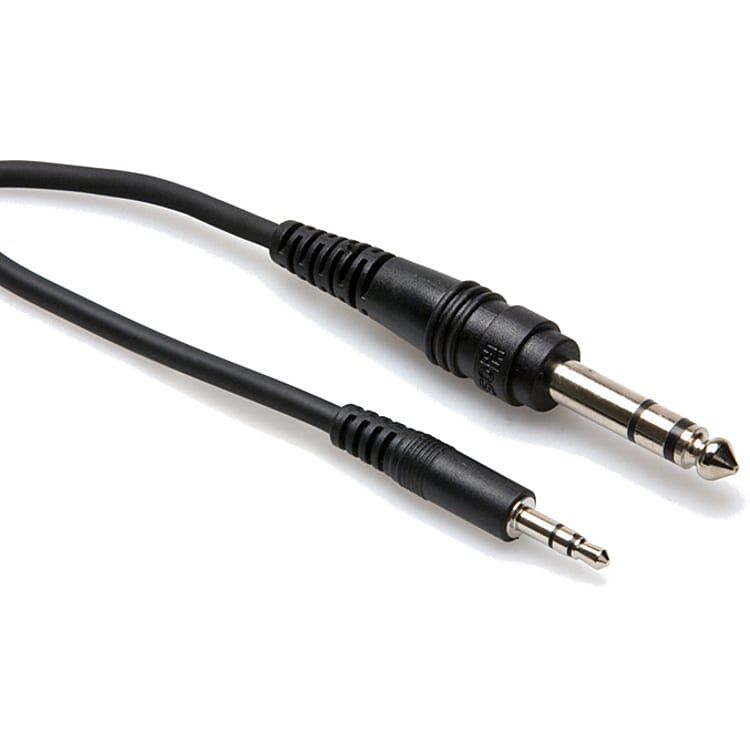 Foto van Hosa cms-105 stereo audiokabel 3.5 mm jack - 6.35 mm jack 1.5 m