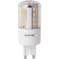 Foto van Lightme lm85334 led-lamp energielabel e (a - g) g9 stiftfitting 4.5 w = 47 w warmwit (ø x l) 24 mm x 64 mm niet dimbaar 1 stuk(s)