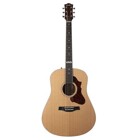 Foto van Godin metropolis natural cedar sg eq elektrisch-akoestische westerngitaar