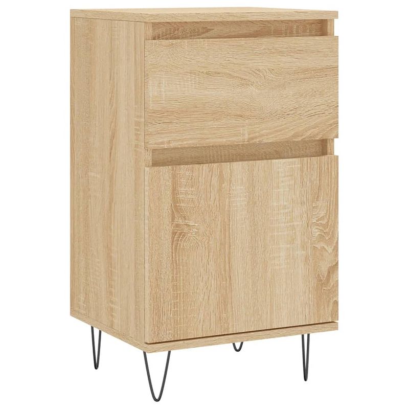 Foto van Vidaxl dressoir 40x35x70 cm bewerkt hout sonoma eikenkleurig