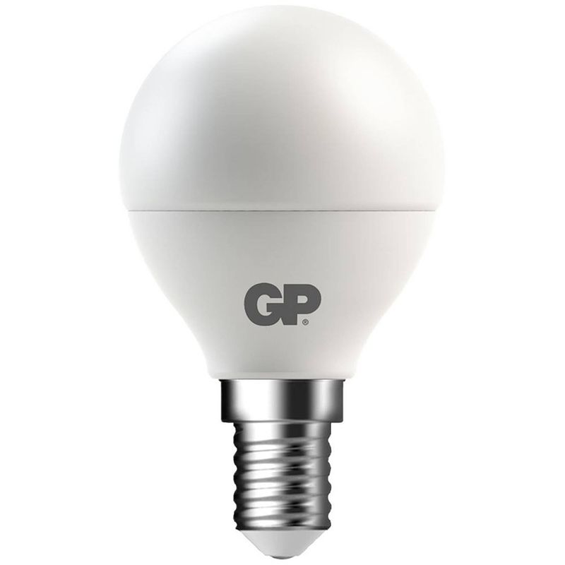 Foto van Gp led lamp e14 5.9w 470lm kogel mat