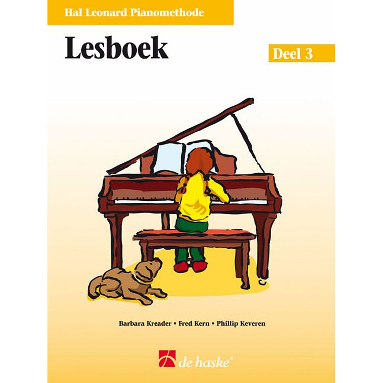 Foto van De haske hal leonard pianomethode lesboek 3 pianoboek