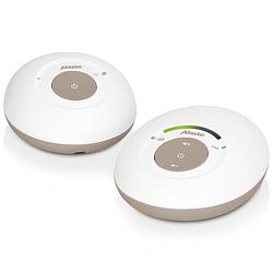 Foto van Full eco dect babyfoon alecto wit-taupe