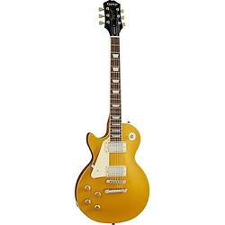 Foto van Epiphone les paul standard 's50s metallic gold lh linkshandige elektrische gitaar