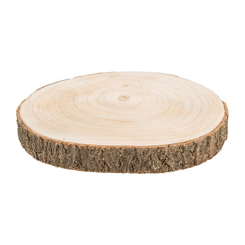 Foto van Decoratie plateau hout - 26 cm