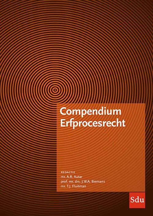 Foto van Compendium erfprocesrecht - hardcover (9789012406451)