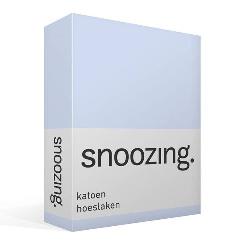 Foto van Snoozing - katoen - hoeslaken - 70x200 - hemel