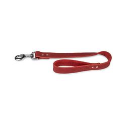 Foto van Dierenbenodigdheden vadigran leiband hond geolied leder rood 50cmx25mm xl