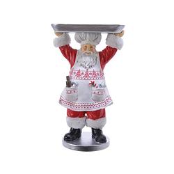 Foto van Kerstman poly schaal l22b30h50 cm rd