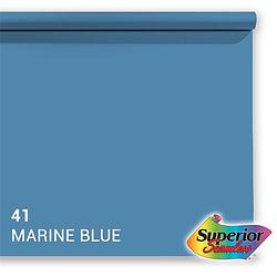 Foto van Superior achtergrondpapier 41 marine blue 1,35 x 11m