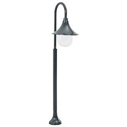 Foto van Vidaxl paalverlichting tuin e27 120 cm aluminium donkergroen