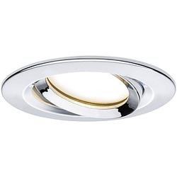 Foto van Paulmann nova plus inbouwlamp voor badkamer led led 6 w ip65 chroom