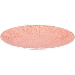 Foto van Palmer bord coupe cubical 27 cm roze stoneware 1 stuk(s)